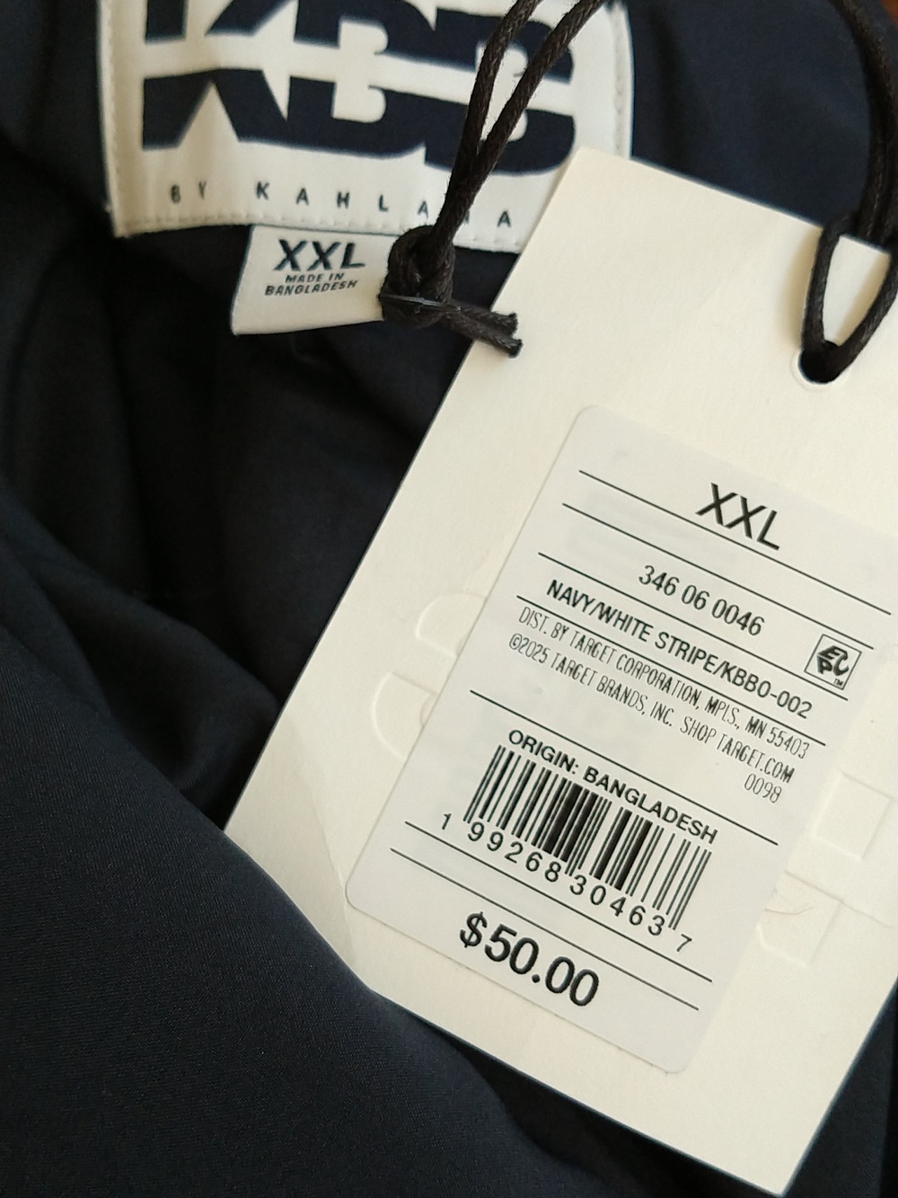 KBB by KAHLANA The ShirtBlazer Navy/White Striped XXL - Picture 3 of 5